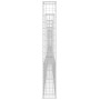 U-shaped gabion basket 8 iron posts 860x20x150 cm by , fence panels - Ref: Foro24-151288, Price: 323,17 €, Discount: %