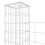 U-shaped gabion basket 8 iron posts 860x20x150 cm by , fence panels - Ref: Foro24-151288, Price: 316,97 €, Discount: %