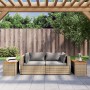 Mesas auxiliares de jardín 2 uds ratán madera beige 55x34x37cm de , Mesas de jardín - Ref: Foro24-366069, Precio: 63,82 €, De...