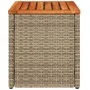 Garden side tables 2 pcs beige wood rattan 55x34x37cm by , Garden tables - Ref: Foro24-366069, Price: 69,22 €, Discount: %