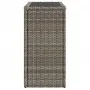 Garden side table with glass top PE rattan gray 58x27.5x55 cm by , Garden tables - Ref: Foro24-366133, Price: 61,71 €, Discou...