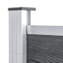 Valla de jardín de WPC gris 699x106 cm de , Paneles de vallas - Ref: Foro24-3053249, Precio: 768,60 €, Descuento: %