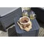 Keter Mesa auxiliar de jardín Luzon mimbre plano color grafito by , Garden tables - Ref: Foro24-408949, Price: 57,25 €, Disco...
