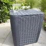 Keter Mesa auxiliar de jardín Luzon mimbre plano color grafito by , Garden tables - Ref: Foro24-408949, Price: 57,25 €, Disco...