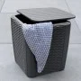 Keter Mesa auxiliar de jardín Luzon mimbre plano color grafito by , Garden tables - Ref: Foro24-408949, Price: 57,25 €, Disco...