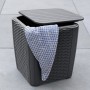 Keter Mesa auxiliar de jardín Luzon mimbre plano color grafito by , Garden tables - Ref: Foro24-408949, Price: 57,20 €, Disco...