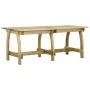 Mesa de jardín de madera de pino impregnada 220x74x75 cm de , Mesas de jardín - Ref: Foro24-318405, Precio: 226,85 €, Descuen...