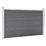 Gray WPC garden fence 353x106 cm by , fence panels - Ref: Foro24-3053247, Price: 457,31 €, Discount: %