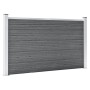 Valla de jardín de WPC gris 353x106 cm de , Paneles de vallas - Ref: Foro24-3053247, Precio: 408,51 €, Descuento: %