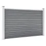 Gray WPC garden fence 353x106 cm by , fence panels - Ref: Foro24-3053247, Price: 457,31 €, Discount: %