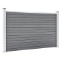 Valla de jardín de WPC gris 353x106 cm de , Paneles de vallas - Ref: Foro24-3053247, Precio: 408,51 €, Descuento: %