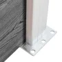 Gray WPC garden fence 353x106 cm by , fence panels - Ref: Foro24-3053247, Price: 457,31 €, Discount: %
