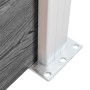Valla de jardín de WPC gris 353x106 cm de , Paneles de vallas - Ref: Foro24-3053247, Precio: 408,51 €, Descuento: %