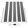 Valla de jardín de WPC gris 353x106 cm de , Paneles de vallas - Ref: Foro24-3053247, Precio: 408,51 €, Descuento: %