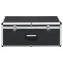 Storage boxes 2 units black aluminum by vidaXL, Toolboxes - Ref: Foro24-91851, Price: 100,38 €, Discount: %