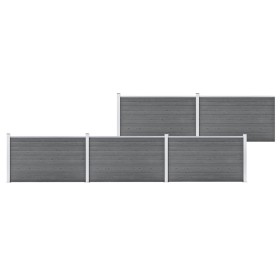 WPC Gartenzaun grau 872x106 cm von , Zaunpaneele - Ref: Foro24-3053250, Preis: 1,00 €, Rabatt: %