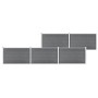 WPC Gartenzaun grau 872x106 cm von , Zaunpaneele - Ref: Foro24-3053250, Preis: 998,25 €, Rabatt: %