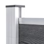 WPC Gartenzaun grau 872x106 cm von , Zaunpaneele - Ref: Foro24-3053250, Preis: 998,25 €, Rabatt: %