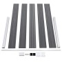 WPC Gartenzaun grau 872x106 cm von , Zaunpaneele - Ref: Foro24-3053250, Preis: 998,25 €, Rabatt: %