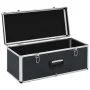 Storage boxes 2 units black aluminum by vidaXL, Toolboxes - Ref: Foro24-91851, Price: 100,38 €, Discount: %
