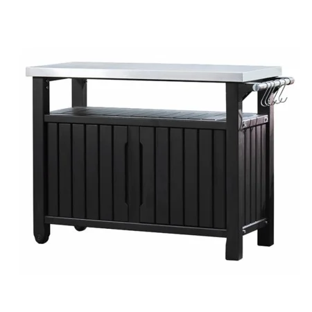 Keter Unity XL multifunctional garden table for barbecue with wood look by , Garden tables - Ref: Foro24-404249, Price: 314,8...