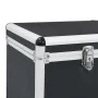 Storage boxes 2 units black aluminum by vidaXL, Toolboxes - Ref: Foro24-91851, Price: 100,38 €, Discount: %