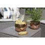 Keter Mesa auxiliar de jardín Luzon mimbre redondo color capuchino by , Garden tables - Ref: Foro24-408950, Price: 53,00 €, D...