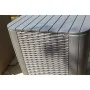 Keter Mesa auxiliar de jardín Luzon mimbre redondo color capuchino by , Garden tables - Ref: Foro24-408950, Price: 53,00 €, D...