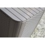 Keter Mesa auxiliar de jardín Luzon mimbre redondo color capuchino by , Garden tables - Ref: Foro24-408950, Price: 52,82 €, D...
