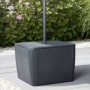 Keter Luzon Plus garden side table with umbrella hole graphite by , Garden tables - Ref: Foro24-428408, Price: 90,74 €, Disco...