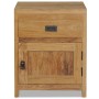 Solid teak wood bedside table 40x30x50 cm by vidaXL, Nightstands - Ref: Foro24-244484, Price: 140,97 €, Discount: %