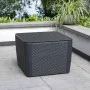 Keter Luzon+ graphite-colored garden side table 241664 by , Garden tables - Ref: Foro24-422803, Price: 84,31 €, Discount: %
