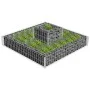 Gabionen-Pflanzkübel aus Stahl 120x120x20 cm von , Zaunpaneele - Ref: Foro24-141625, Preis: 58,56 €, Rabatt: %