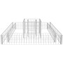 Gabionen-Pflanzkübel aus Stahl 120x120x20 cm von , Zaunpaneele - Ref: Foro24-141625, Preis: 59,19 €, Rabatt: %