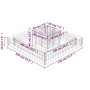 Gabionen-Pflanzkübel aus Stahl 120x120x20 cm von , Zaunpaneele - Ref: Foro24-141625, Preis: 59,19 €, Rabatt: %