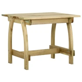 Garden table made of impregnated pine wood 110x74x75 cm by , Garden tables - Ref: Foro24-318403, Price: 137,35 €, Discount: %