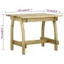 Garden table made of impregnated pine wood 110x74x75 cm by , Garden tables - Ref: Foro24-318403, Price: 137,35 €, Discount: %