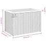 Garden side tables 2 pcs rattan wood black 55x34x37cm by , Garden tables - Ref: Foro24-365980, Price: 57,68 €, Discount: %