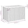 Garden side tables 2 pcs rattan wood black 55x34x37cm by , Garden tables - Ref: Foro24-365980, Price: 60,45 €, Discount: %