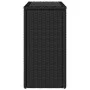Mesa auxiliar jardín tapa vidrio ratán PE negro 58x27,5x55 cm de , Mesas de jardín - Ref: Foro24-365982, Precio: 56,72 €, Des...