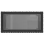 Mesa auxiliar jardín tapa vidrio ratán PE negro 58x27,5x55 cm de , Mesas de jardín - Ref: Foro24-365982, Precio: 56,72 €, Des...