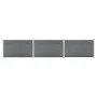 Gray WPC garden fence 526x106 cm by , fence panels - Ref: Foro24-3053248, Price: 681,90 €, Discount: %
