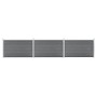 Valla de jardín de WPC gris 526x106 cm de , Paneles de vallas - Ref: Foro24-3053248, Precio: 588,58 €, Descuento: %