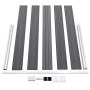 Valla de jardín de WPC gris 526x106 cm de , Paneles de vallas - Ref: Foro24-3053248, Precio: 588,58 €, Descuento: %