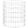 Circular galvanized steel gabion post Ø50x50 cm by , fence panels - Ref: Foro24-152015, Price: 29,73 €, Discount: %