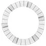 Circular galvanized steel gabion post Ø50x50 cm by , fence panels - Ref: Foro24-152015, Price: 29,03 €, Discount: %