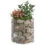 Circular galvanized steel gabion post Ø50x50 cm by , fence panels - Ref: Foro24-152015, Price: 29,03 €, Discount: %