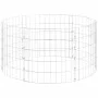 Circular galvanized steel gabion post Ø100x50 cm by , fence panels - Ref: Foro24-152017, Price: 47,55 €, Discount: %