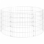 Circular galvanized steel gabion post Ø100x50 cm by , fence panels - Ref: Foro24-152017, Price: 48,27 €, Discount: %