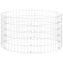 Circular galvanized steel gabion post Ø100x50 cm by , fence panels - Ref: Foro24-152017, Price: 48,27 €, Discount: %